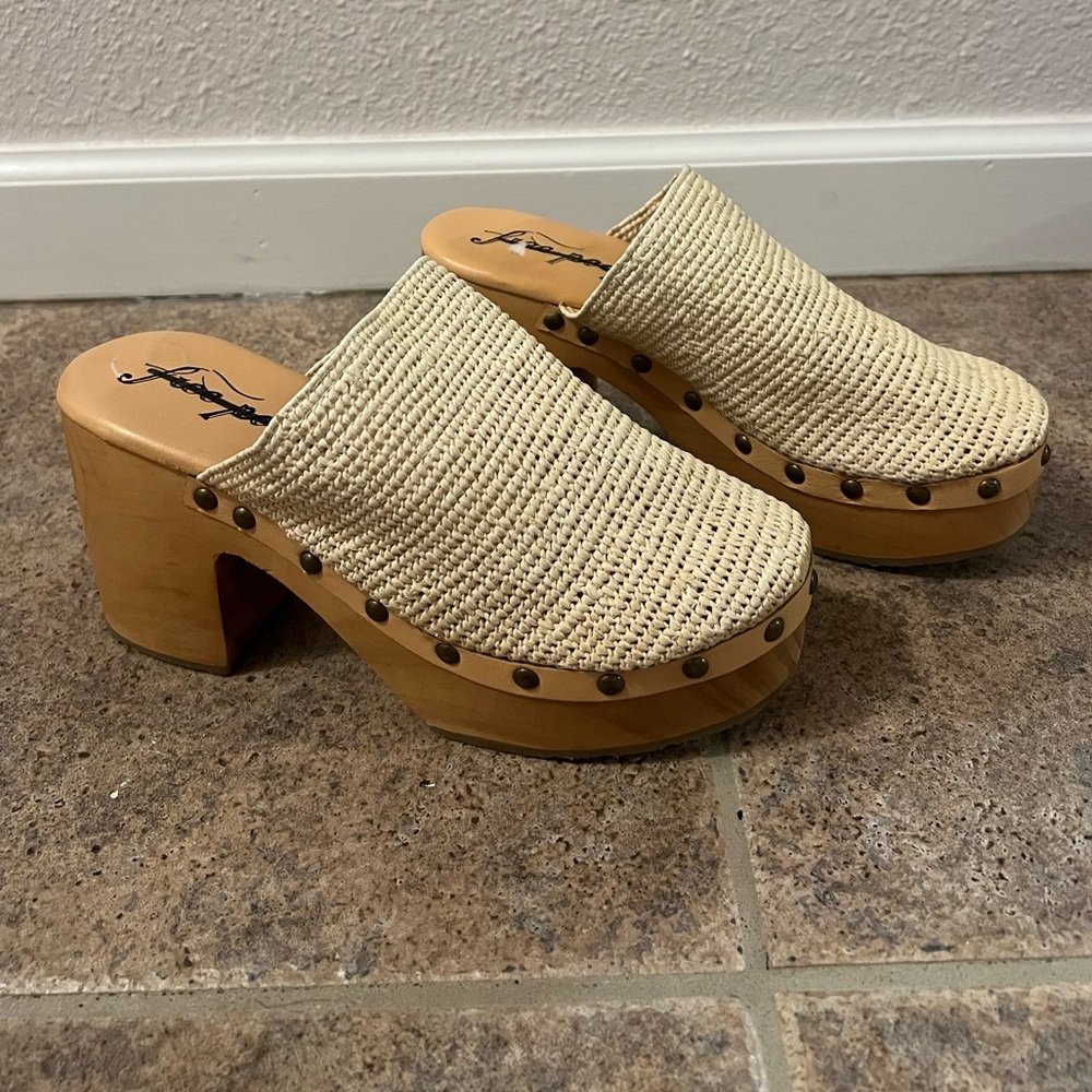 Free People Platform Clogs